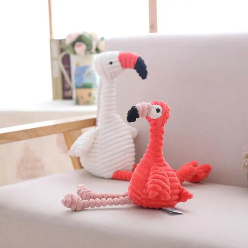 stuffed flamingo toy