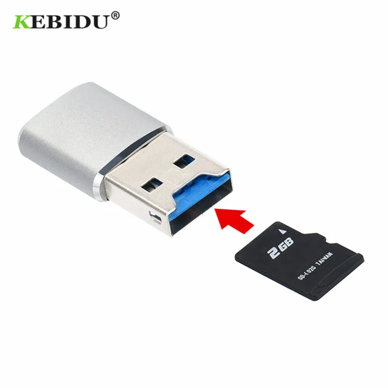 2 in 1 USB 3.0 Memory Card Reader Adapter Stick for Micro SD SDHC SDXC Hot Sale