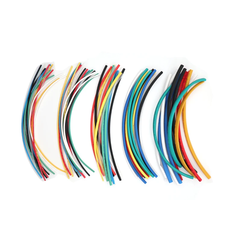 

70 Pcs/Set Multicolor Polyolefin Assorted Heat Shrink Tube White Wire Cable Insulated Sleeving Thermoretractile For Cables
