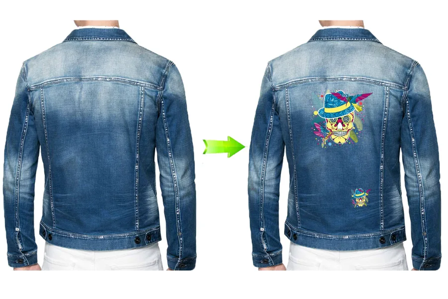 Fashion Pineapple Patches Skull Iron On Transfers Patch Decoration Stickers Applique Clothes for T-shirt West Coat 2pcs4