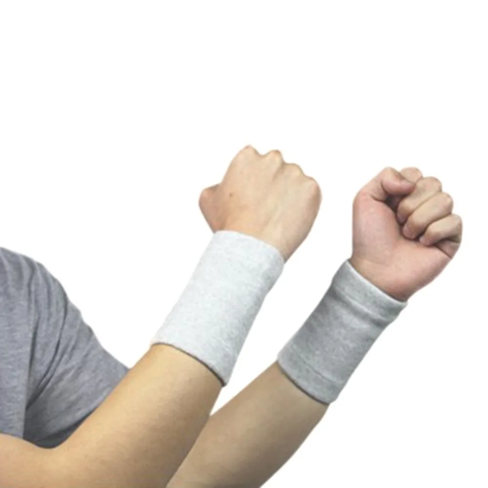 

2 PCS Wholesale bamboo charcoal wristbands on every play light and absorb sweat warm wristbands