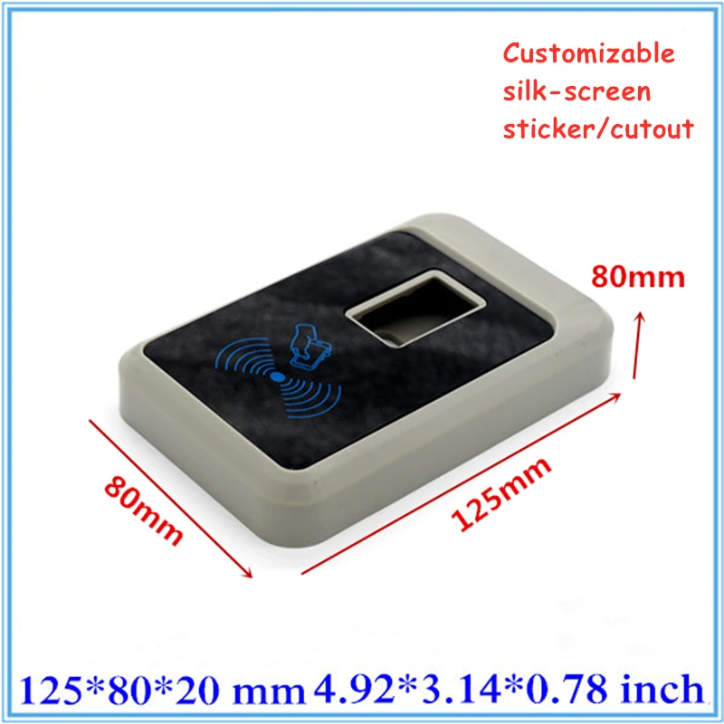 

125x80x20mm plastic door access control instrument case for pcb design plastic box for electronics project housing