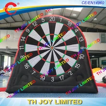 4 м высокая надувная мишень для дротиков игра для продажи/13 футов двойная стена надувной футбол Дарт для взрослых наружного использования/Прочная игра Дартс
