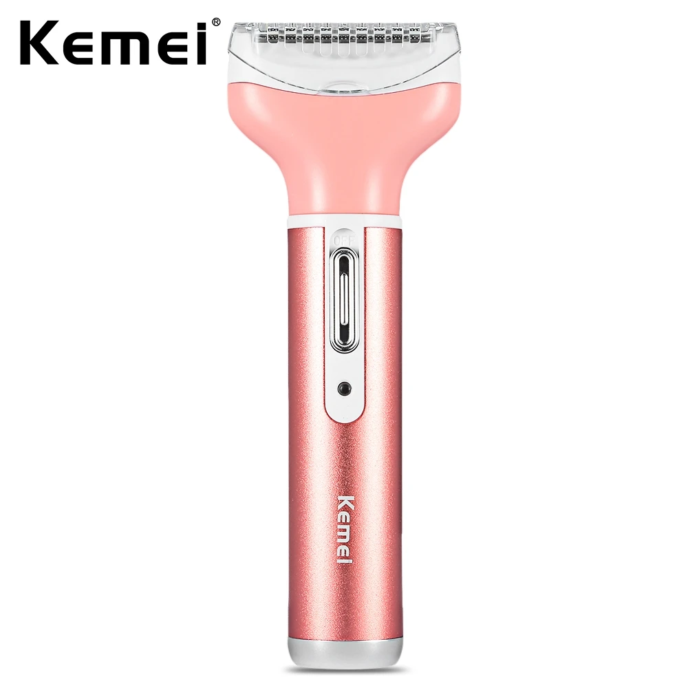 Kemei 6637 4 in 1 Rechargeable Trimmer Set Women Body Shaver Beard