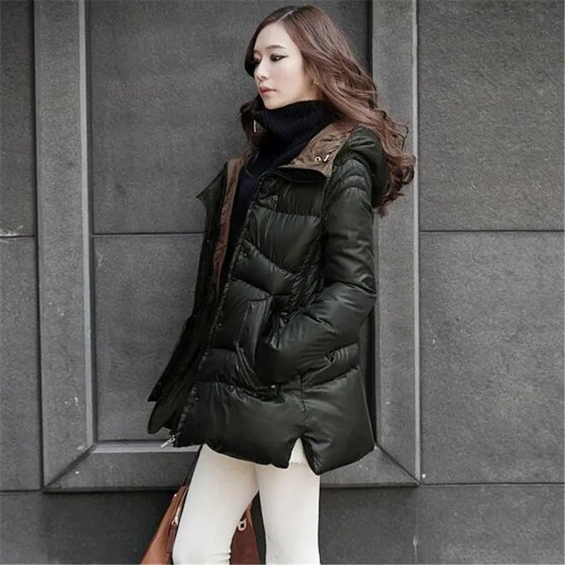 Зимняя куртка размера плюс S-5XL, женская толстая пуховая хлопковая куртка, куртка, Женская куртка, с капюшоном, больше размера d, пальто, куртка C2244