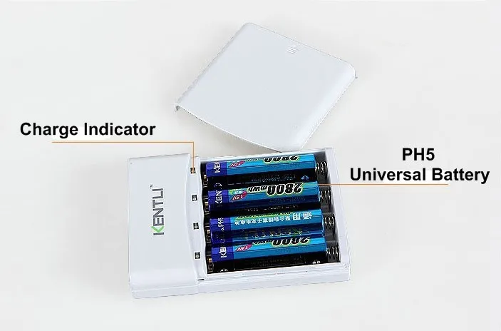 KENTLI многофункциональное зарядное устройство с фонариком для KENTLI AA 1,5 V литиевая аккумуляторная батарея