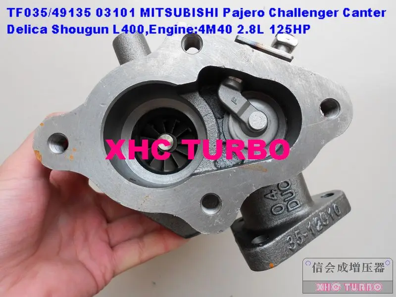 TF035/49135-03101 Turbo турбонагнетатель для mitsubishi Canter, Challenger, Delica, L400, Pajero, Shogun, 4M40, 2.8L(воды