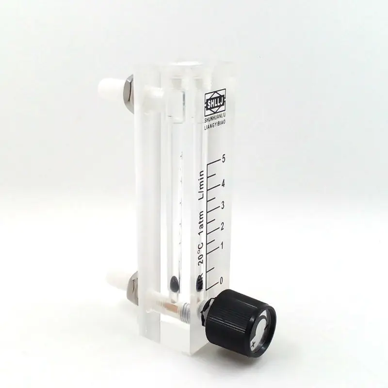 Air Oxygen Gas flow meter flowmeter caudalimetro counter flow indicator O2 oxigen gas meter flow device switch 0-5Lmin  3