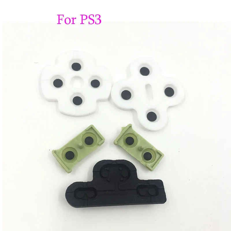 30sets For Playstation 3 PS3 Controller Repair Parts Silicon Pads Replacement Rubber Button For