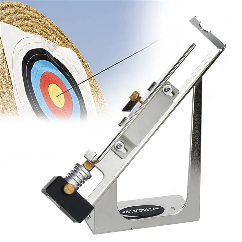 High Quality Adjustable Silver Archery Arrow Feather Tool Shooting