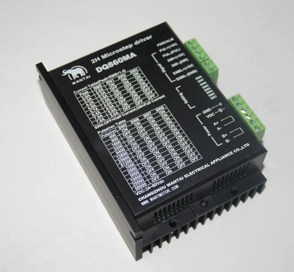 

CNC Control Stepper Driver,24-80VDC/7.8A/256Microstep