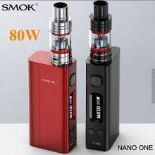 Vape SMOK Nano One Starter Kit Electronic Cigarette R-Steam Mini 80W TC Vaporizer box Mod Nano TFV4 Tank VS Pico S219