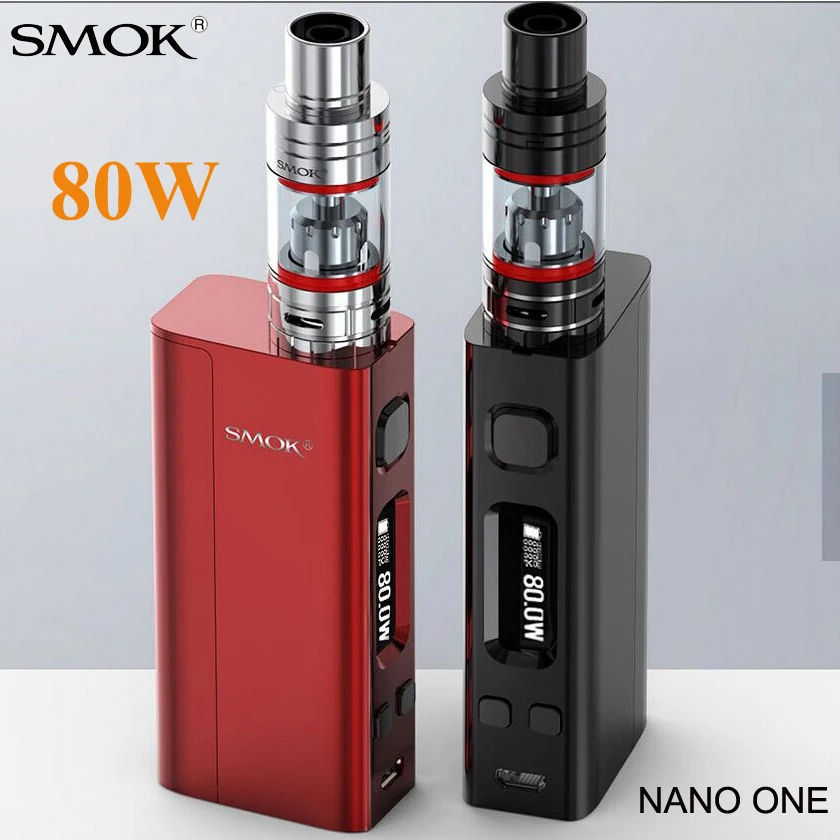 Vape SMOK Nano One Starter Kit Electronic Cigarette R-Steam Mini 80W TC Vaporizer box Mod Nano TFV4 Tank VS Pico S219 Vape SMOK Nano One Starter Kit Electronic Cigarette R-Steam Mini 80W TC Vaporizer box Mod Nano TFV4 Tank VS Pico S219