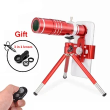 Универсальный 18X телефото зум-телескоп Lentes рыбий широкий макрообъектив для Samsung S5 S6 S7 S7 S8 края Примечание телефон Оптические стёкла комплект