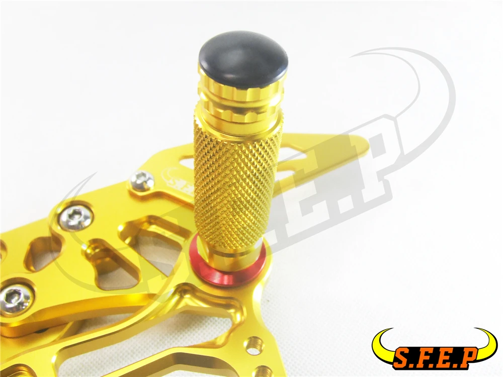 ЧПУ регулируемый задний комплект подножки педали для Yamaha YZF R3& R25 MT-03 MT-25