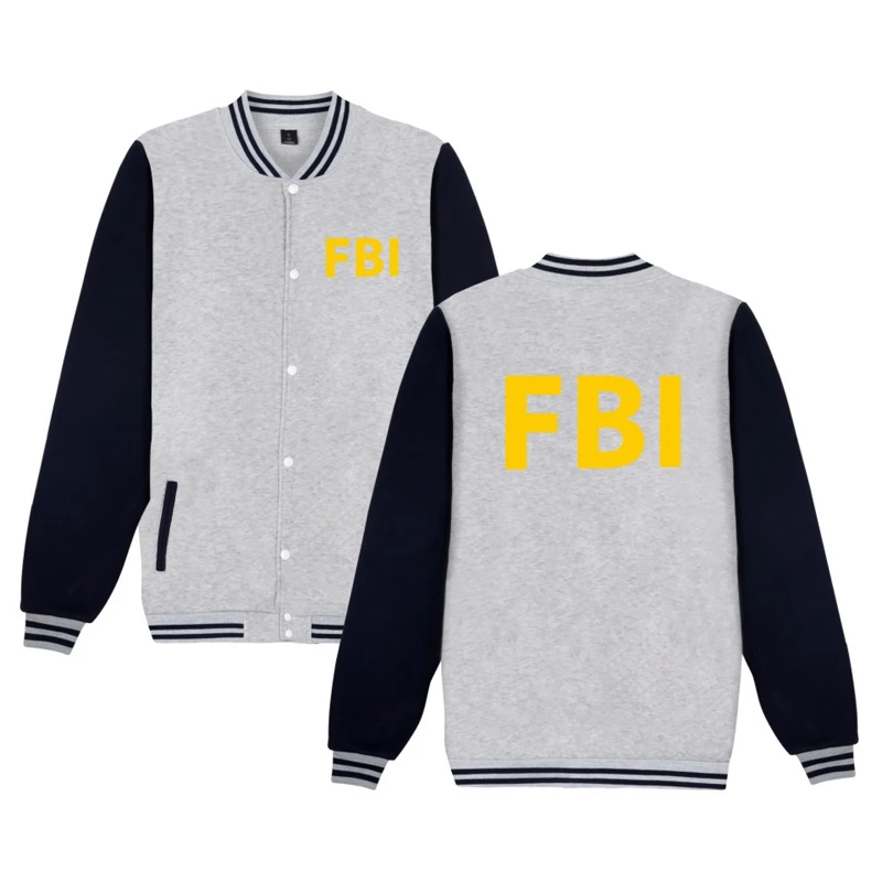 Bts с надписью ФБР (FBI) принтом модная бейсбольная куртка для мужчин и женщин