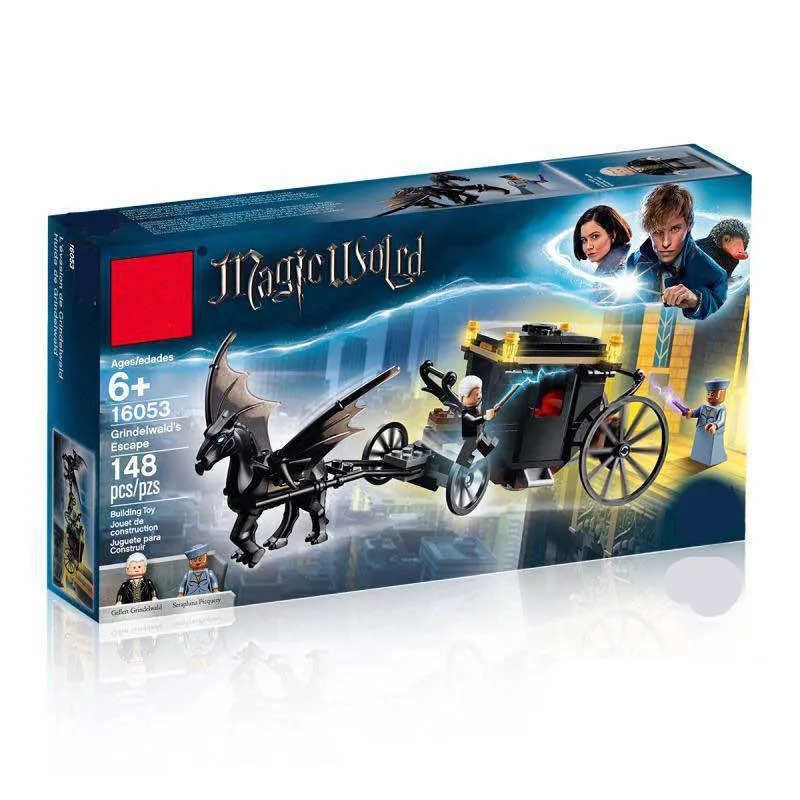 

16053 Harri Potter Hogwarts Series Grindelwald's Escape Model Building block Toy For Children Gift compatible legoing 75951