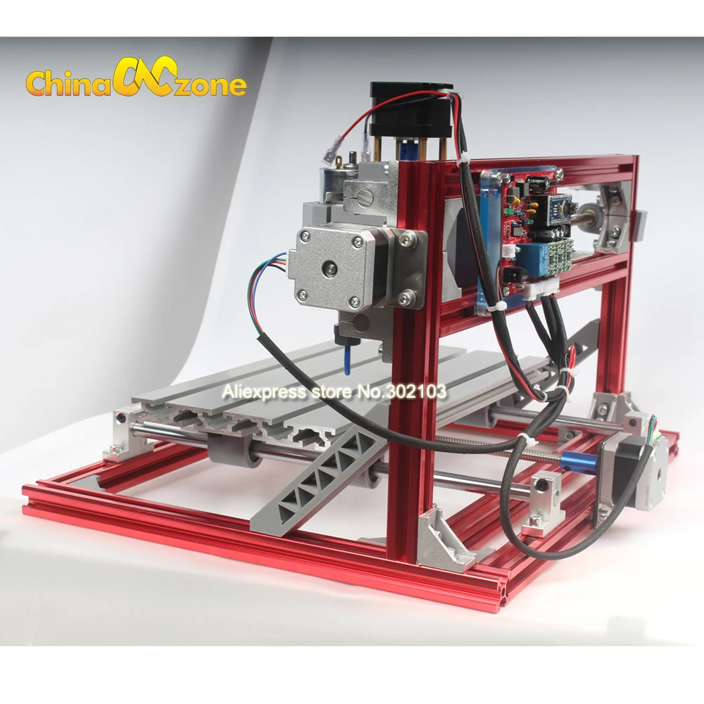 Лазерный Гравировальный мини станок с ЧПУ 3018 Pro Diy ER11 3 оси гравировальный Pcb ПВХ