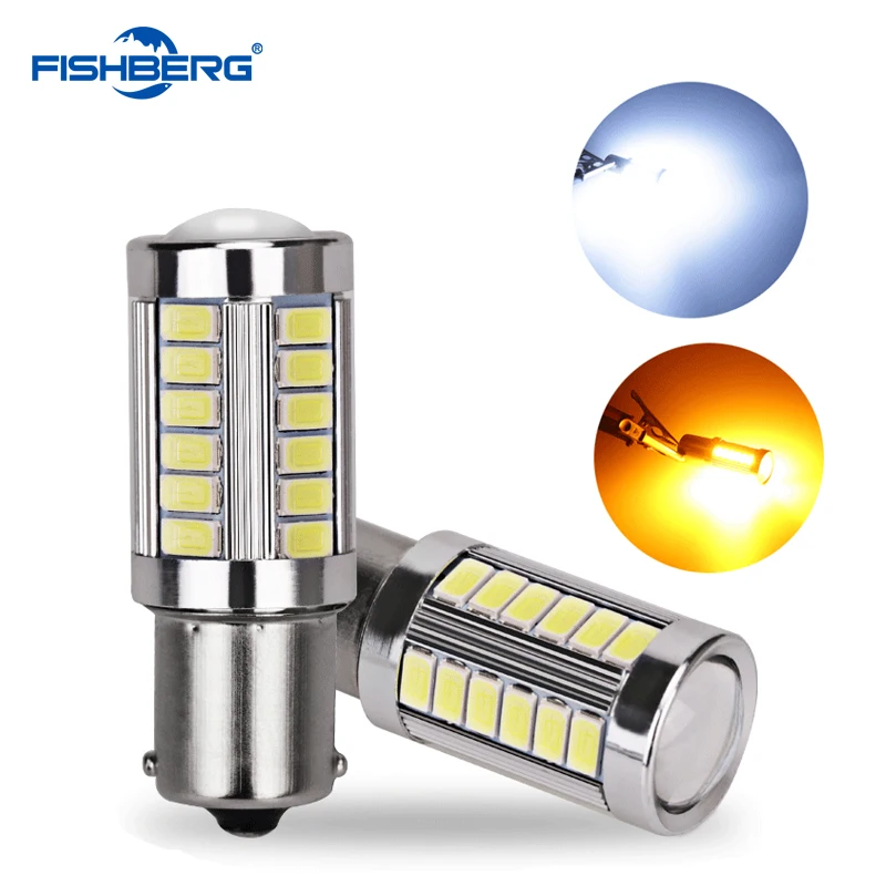 1156 P21W BA15S 33 SMD 5630 5730 Светодиодная Автомобильная резерсветильник лампа стоп сигнал
