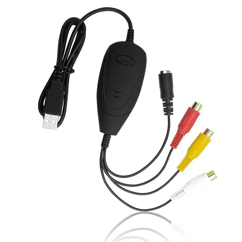  USB 2.0 Video Capture HD Video Converter Registratore Convertire Video Analogico audio in formato d