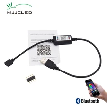 Bluetooth RGB светодиодный пульт управления USB 5 в мини-приложение Bluetooth Контролер IOS Android телефон беспроводной контроль для RGB Светодиодные полосы смарт
