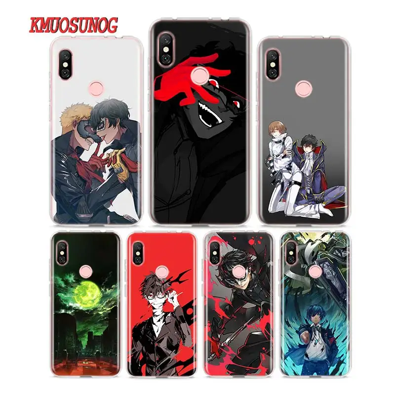 

Silicone Phone Case Megami Tensei Persona for Redmi 7 Y3 Y2 S2 Xiaomi Redmi Note 7 6 6A 5 5A Pro Plus 4 4X Cover