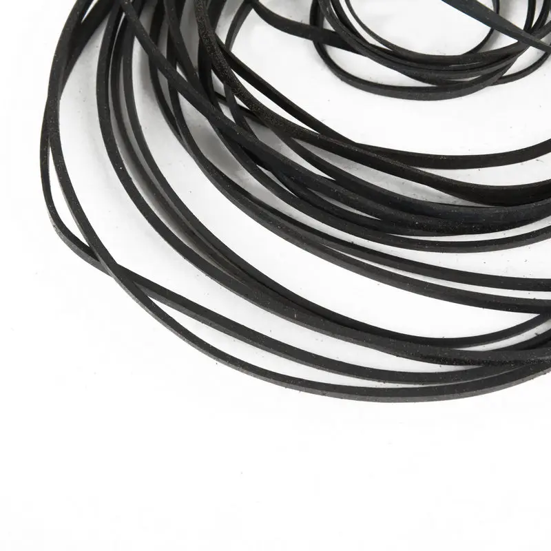 40-50 pcs/pack Mix Cassette Tape Machine Belt Universal 40-135mm Flat Belt Assorted