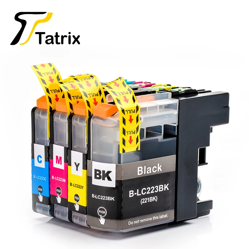 Tatrix-cartucho de Tinta Compatível com Chip Irmão Mfc-j4420dw J4620dw J4625dw J480dw J680dw Impressora J880dw Lc223 Lc221 - Imagem 2