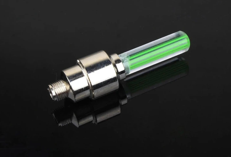 Cheap 2 Pcs Bike Light Mountain Road Bicycle Tyre Tire Valve Caps Lights MTB Spokes LED Wheel Cycling Bicycle Accessories Light 7