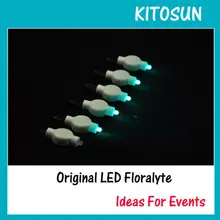 100 шт./лот висит СВЕТОДИОДНЫЙ Свет Floralyte для Бумага Фонари Освещение для Свадебная вечеринка события украшение праздников