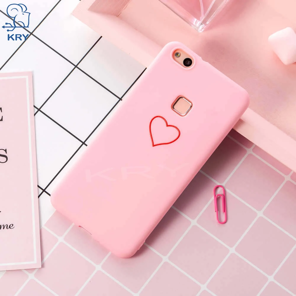 Aliexpress buy cute heart silicone phone cases for huawei p smart