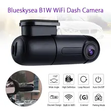 Blueskysea B1W 1080 P IMX323 Novatek GM8135S Mini WiFi Car Dash cam DVR Della Macchina Fotografica 360 gradi di Rotazione G-Sensor super-condensatore