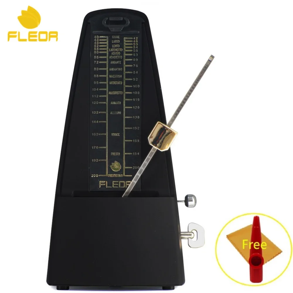 FLEOR Professional Mechanical Metronome Copper Movement 40 208 bpm for