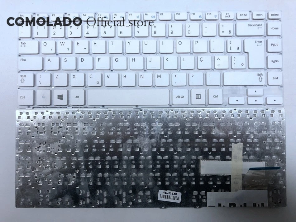 

BR Brazil Keyboard for Samsung 370R4E 370R4V 450R4E 450R4V 470R4E 470R4V NP370R4E NP450R4E white BR Layout