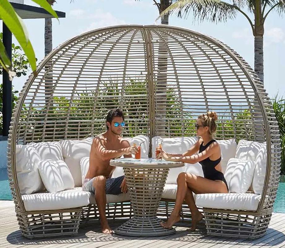 

New arrival patio wicker outdoor raised garden bed furniture