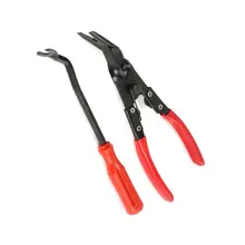 2Pcs Auto Fastener Removal Tool Car Door Panel Upholstery Engine Cover Fender Clips Repair Tools Installer Clip Plier Tools