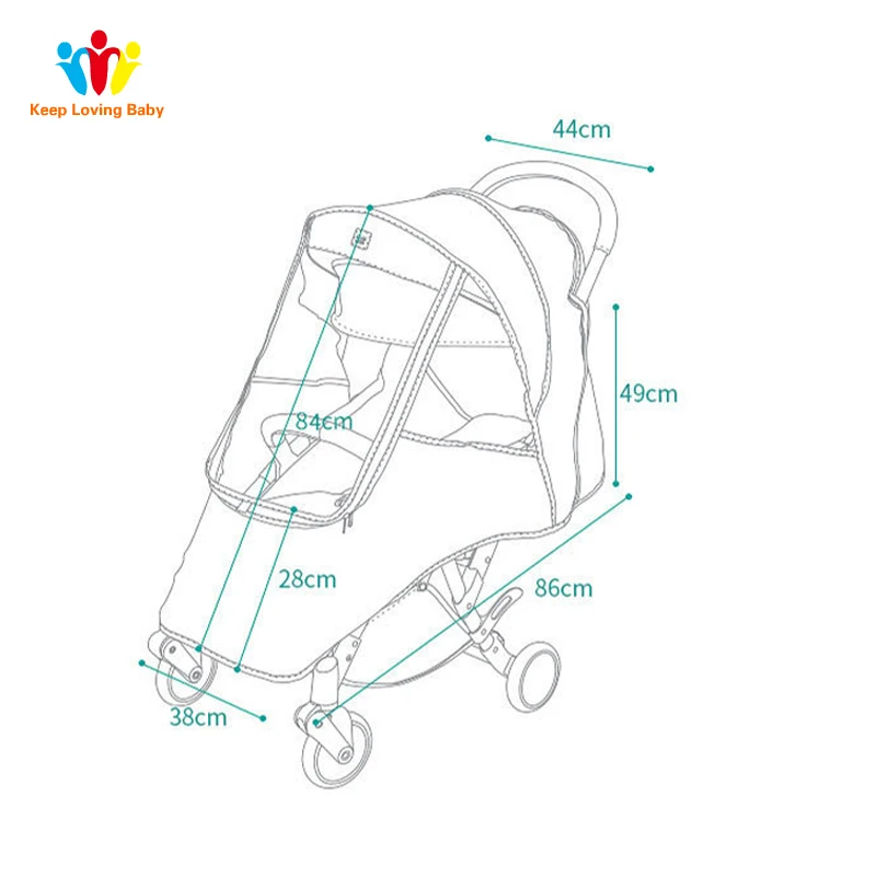 Детские Аксессуары для колясок Универсальный Водонепроницаемый дождевик Ветер щит наиболее коляски ветер грязезащитная прокладка Детские коляски s