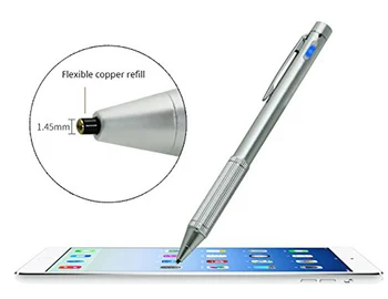 

1.45mm Pen stylus Nib Active Capacitive Screen Stylus pen for Ipad for Iphone 6 6s 7 7 plus for ipad 2017 touch pen Metal Pencil