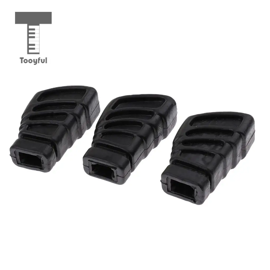 3pcs Replacement Rubber Feet for Single Braced Drum Hardware Cymbal Stands