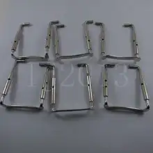 20 шт Серебряный металлический зажим опоры для подбородка винт для 4/4 скрипки легко установить