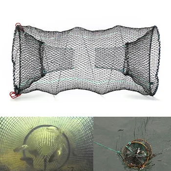 

1pc Fishing Collapsible Trap Cast Keep Net Crab Crayfish Lobster Catcher Pot Trap Fish Net Eel Prawn Shrimp Live Bait Hot Sale