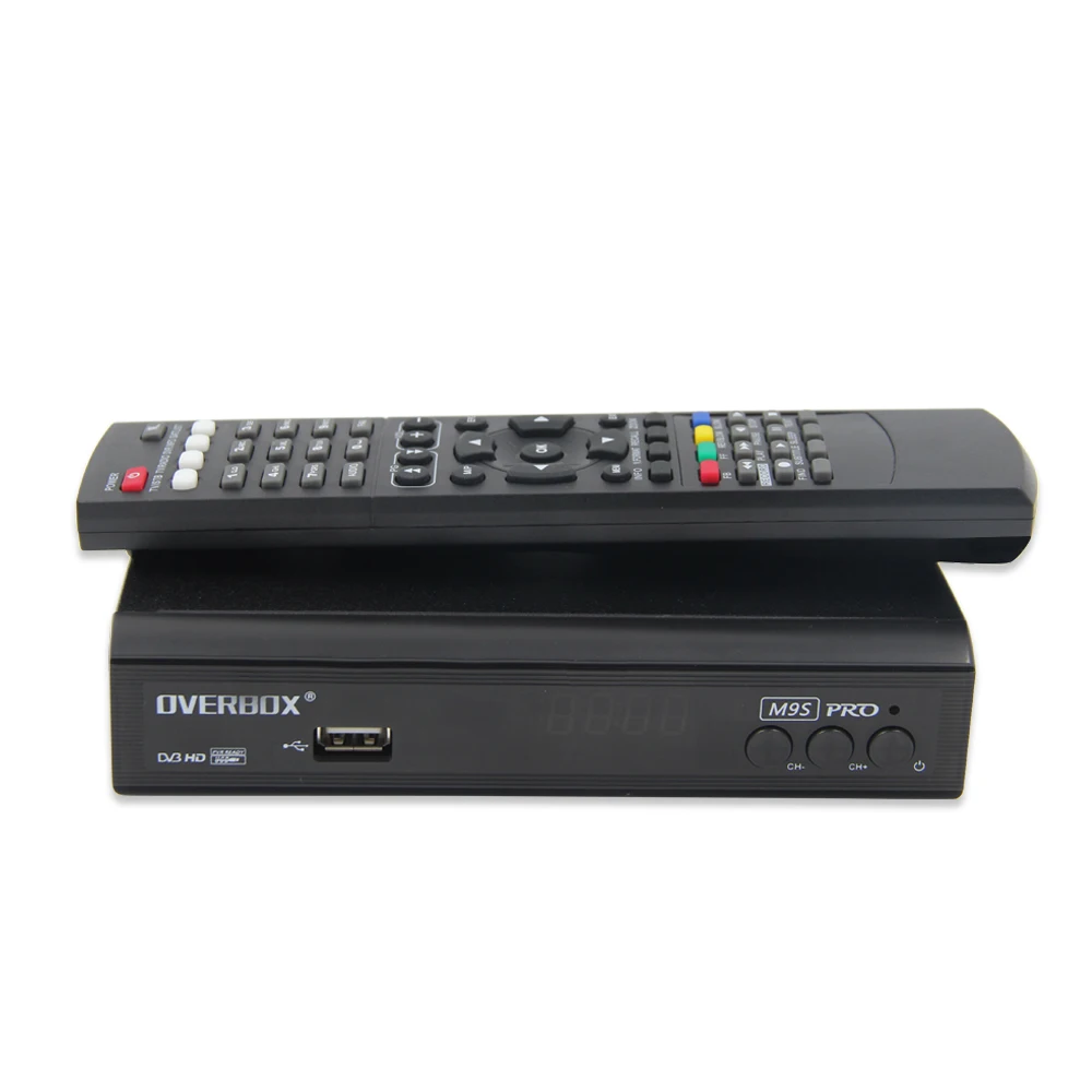 M9S PRO DVB-S2 приемник спутникового сигнала Поддержка PowerVu Biss ключ Youtube HDMI 1080P HD Digita медиаплеер