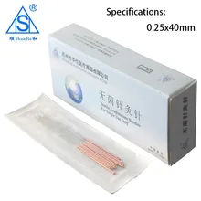 0.25x40mm 500pcs/Box Chinese Traditional Acupuncture Needles Disposable Sterile Acupoint Therapy Acupuntura Asepsis Massage цена 0.25x40mm 500pcs/Box Chinese Traditional Acupuncture Needles Disposable Sterile Acupoint Therapy Acupuntura Asepsis Massage цены онлайн