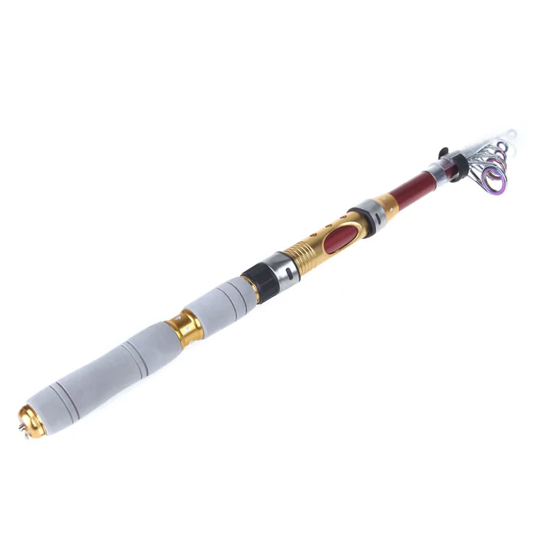2.1M 6.89FT Portable Telescope Fishing Rod Travel Spinning Fishing Pole