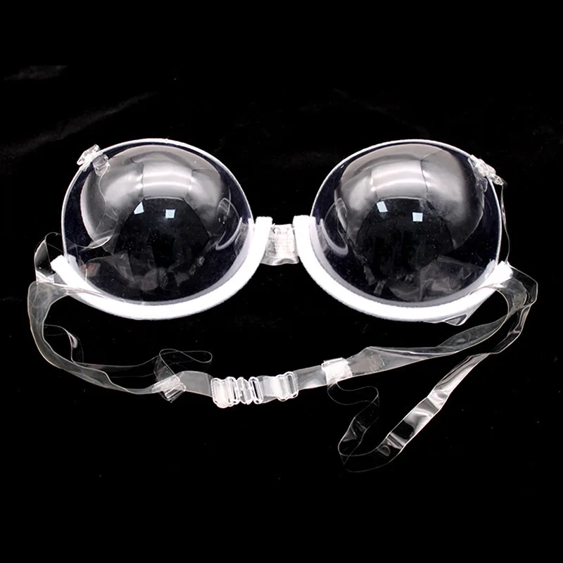 

Women 3/4 Cup Transparent Clear Push Up Bra Ultra-thin Strap Gathering Invisible Bras Underwear Sexy Seamless Bra Bralette