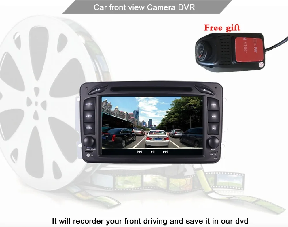 Flash Deal In Stock 7"Android 9.0 Car DVD Player For Mercedes Benz CLK W209 W203 W463 W208 Wifi 3G GPS Bluetooth Radio Stereo audio media 17