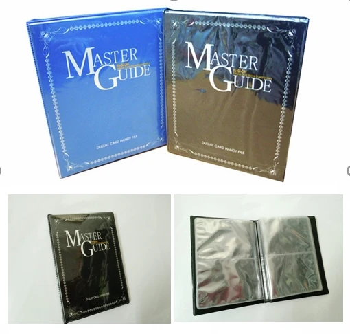 

2pcs/lot YuGiOh Magic Card Protectors Card Albums toy for Board Games 24pcs master guide duelist card handy file gift