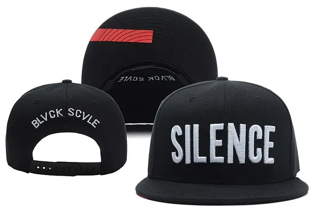 Black Scale Snapbacks hats caps SILENCE 