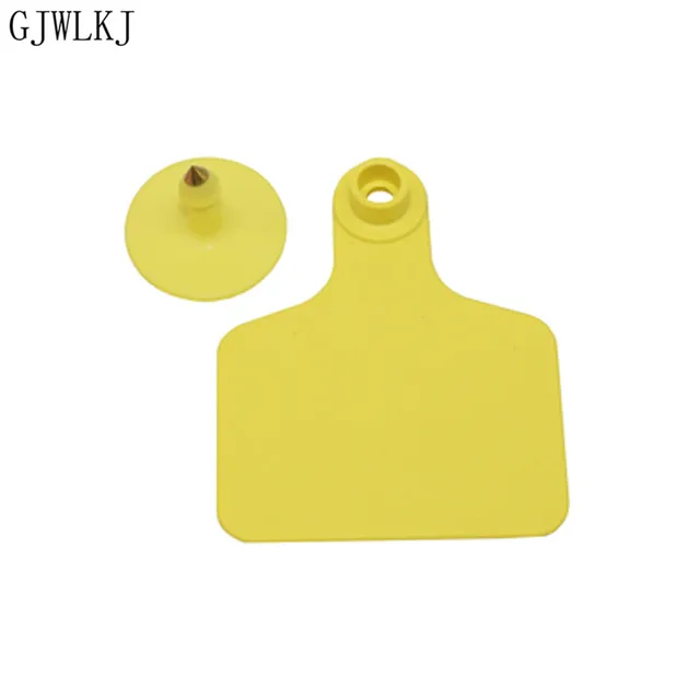 20 sets of high quality TPU cattle ear tags and wordless copper head earrings farm animal identification card animal supplies 5