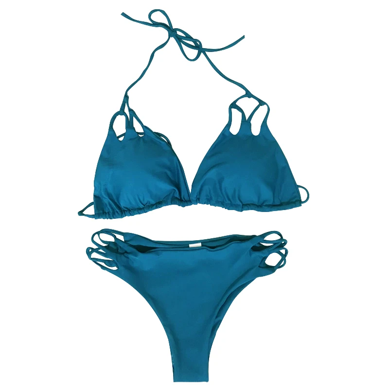 

Women's Swimming Suit Bikini Tankini Wide Shoulder Strap Quick Drying Swimwear Lady Wire Free Padded Bra Swimsuit Beach Suit